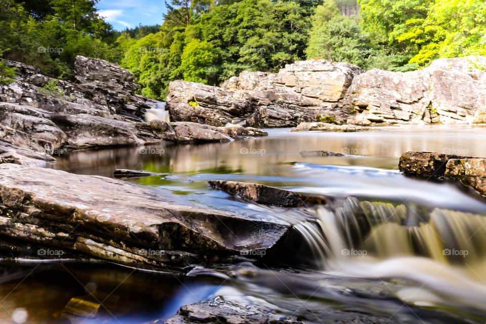 Water, River, Stream, Nature, Waterfall