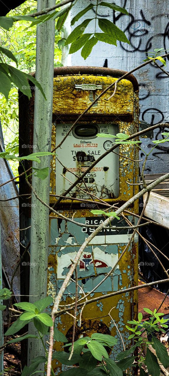 old gasoline pump