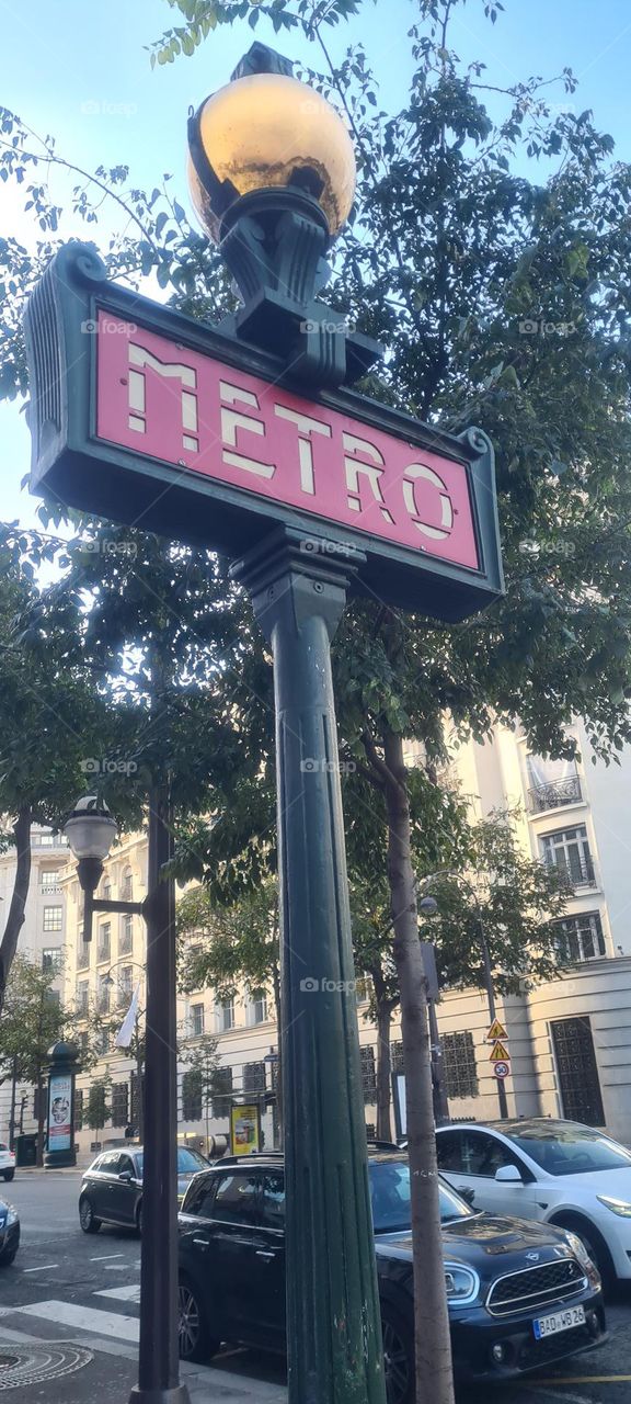 Paris, metro, pallais garnier, opéra