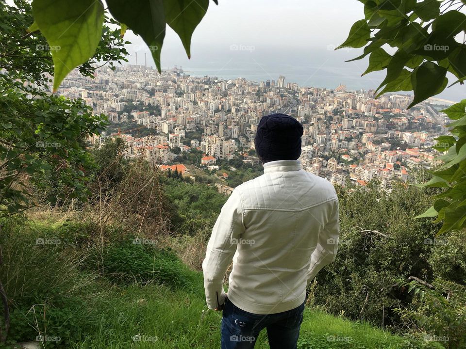 Charming nature from the top of the mountains. 