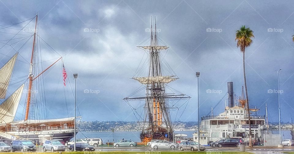 Old ships in San Diego