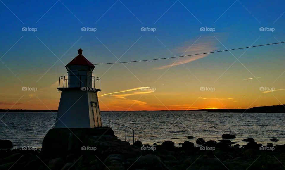 Sunset at the lighthouse
