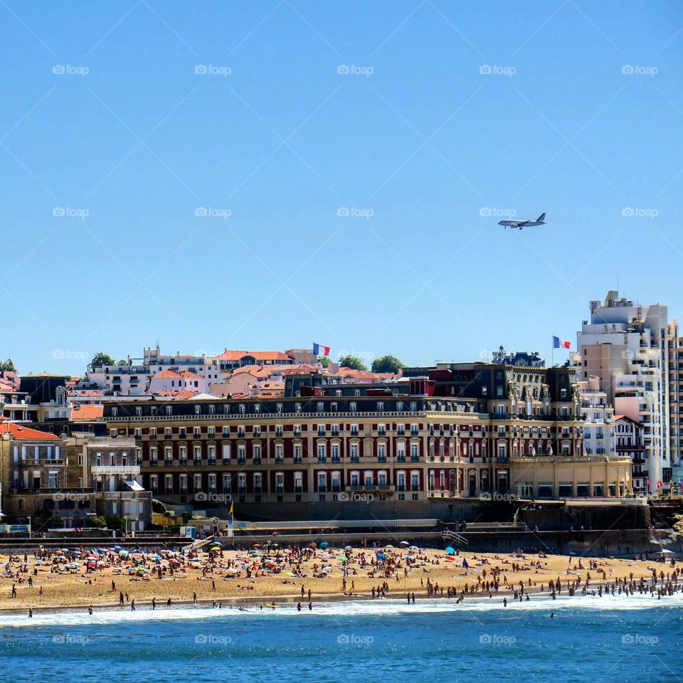 Biarritz main beach