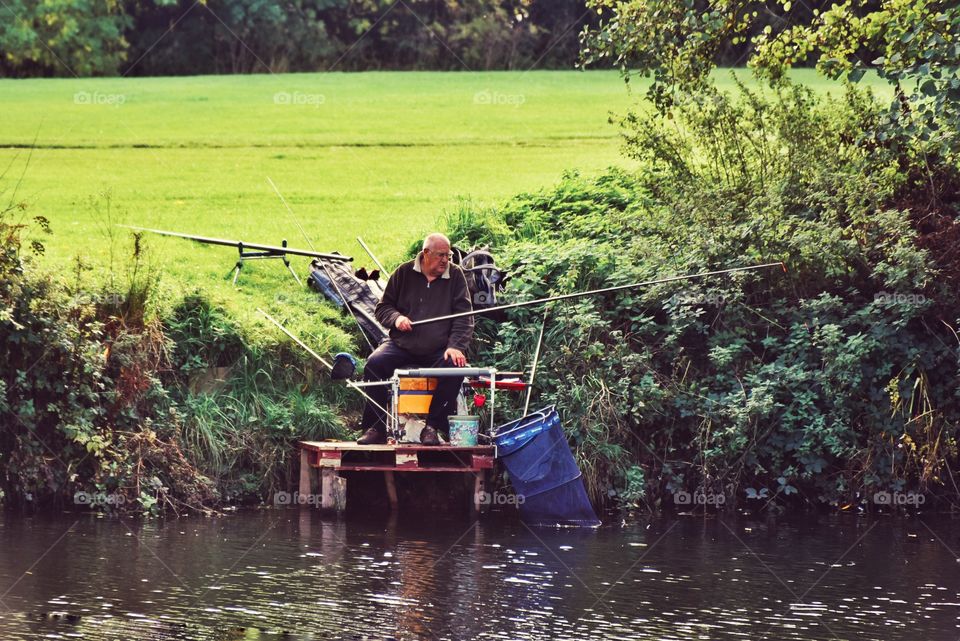 Fishing. River