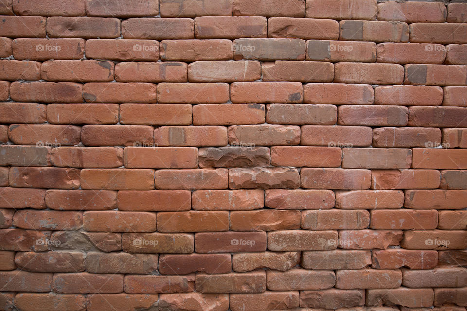 Red brick wall