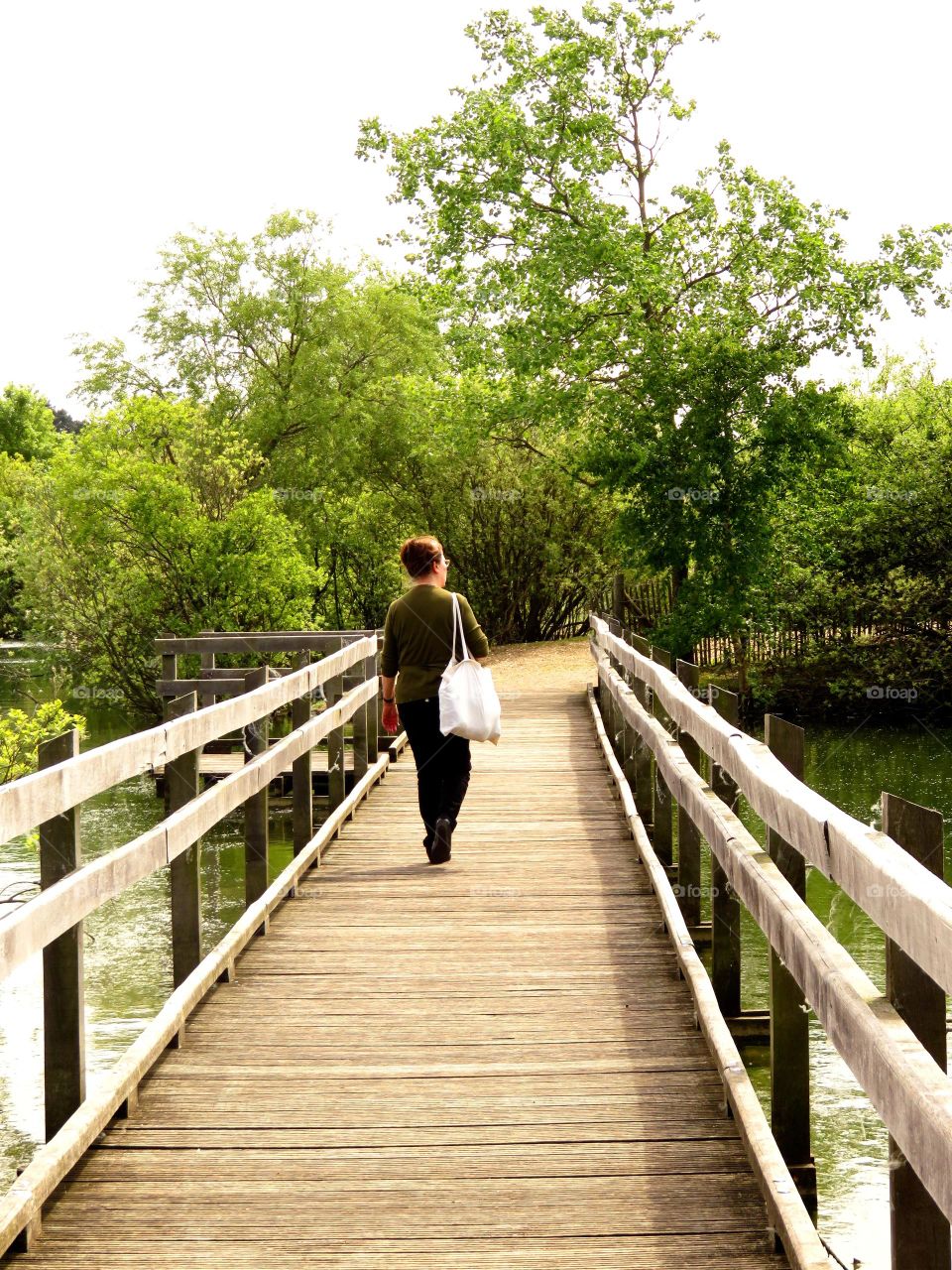 Crossing the bridge