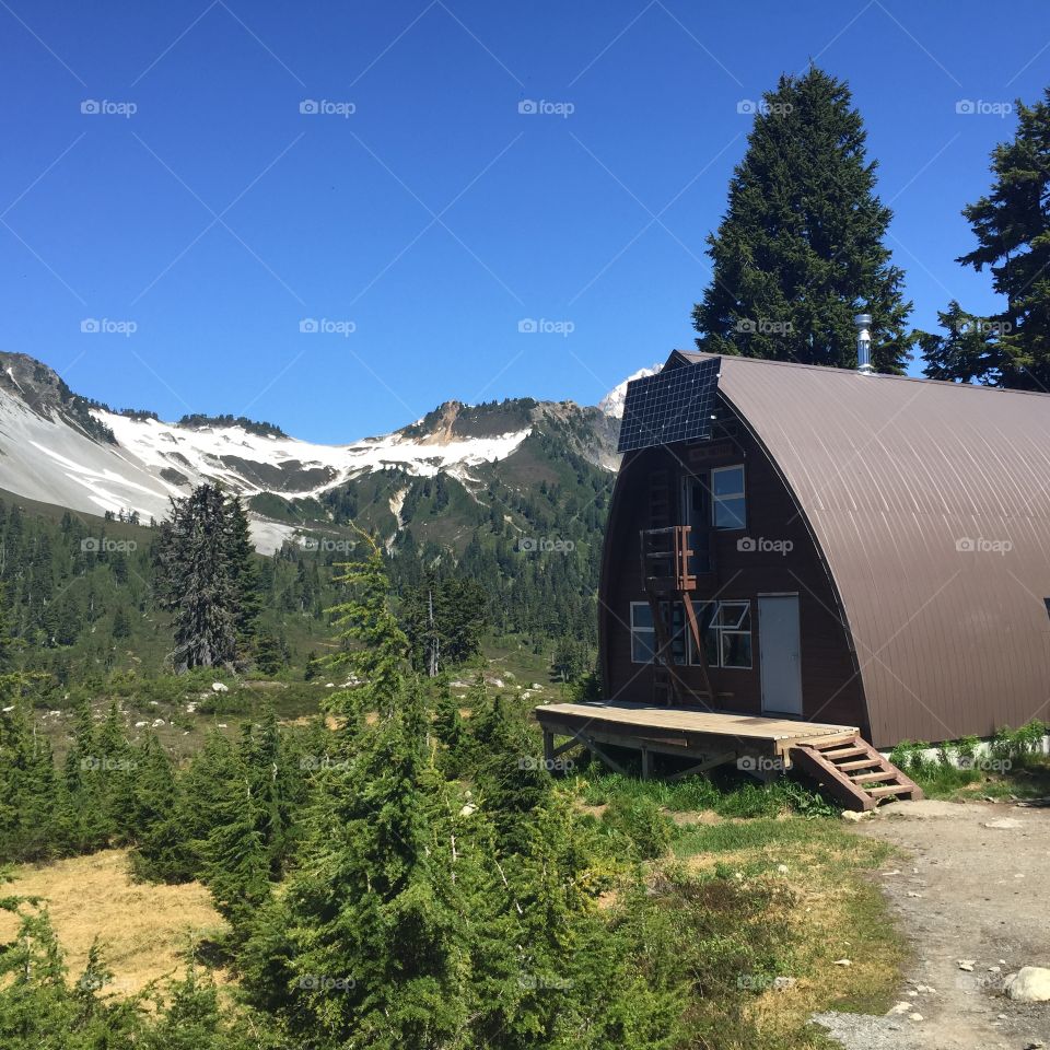 No Person, Wood, Snow, Mountain, Outdoors