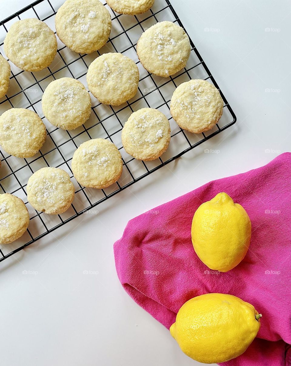 Lemon sugar cookies, old fashioned lemon sugar cookies, baking cookies at home, homemade sugar cookies, baking with toddlers 