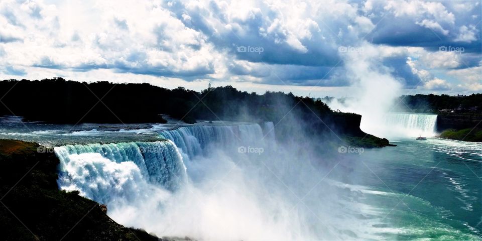 Powerful Cascading Waterfalls