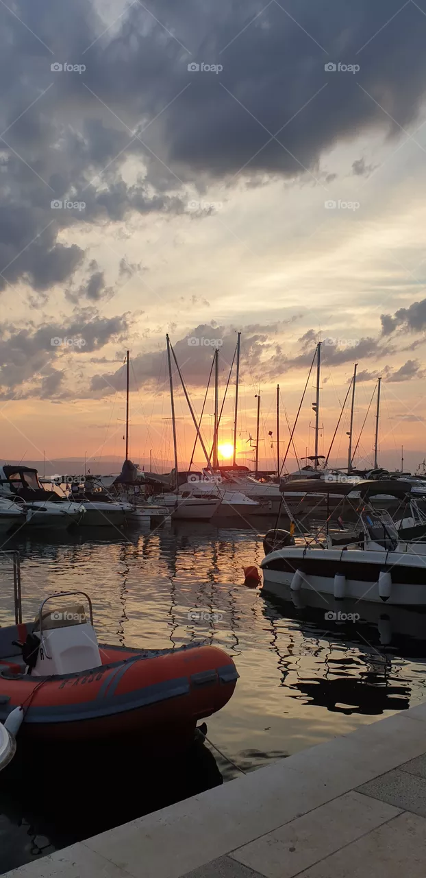 boats in marina