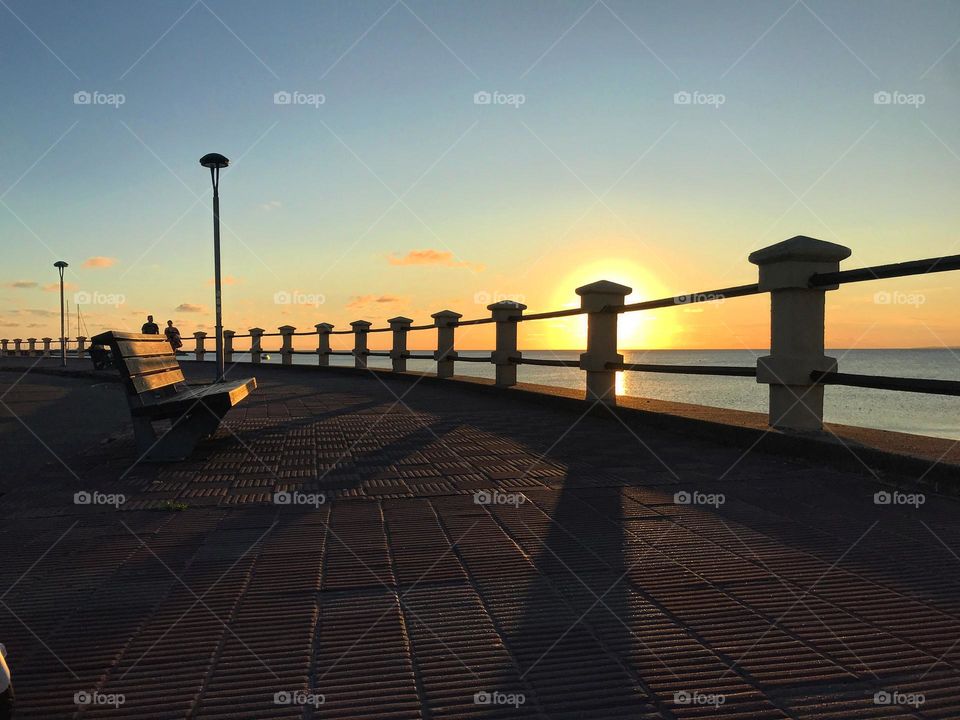 late afternoon on the edge of the resort of Piriapolis, Uruguay