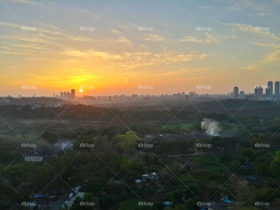 Sunset, Landscape, Dawn, No Person, Travel