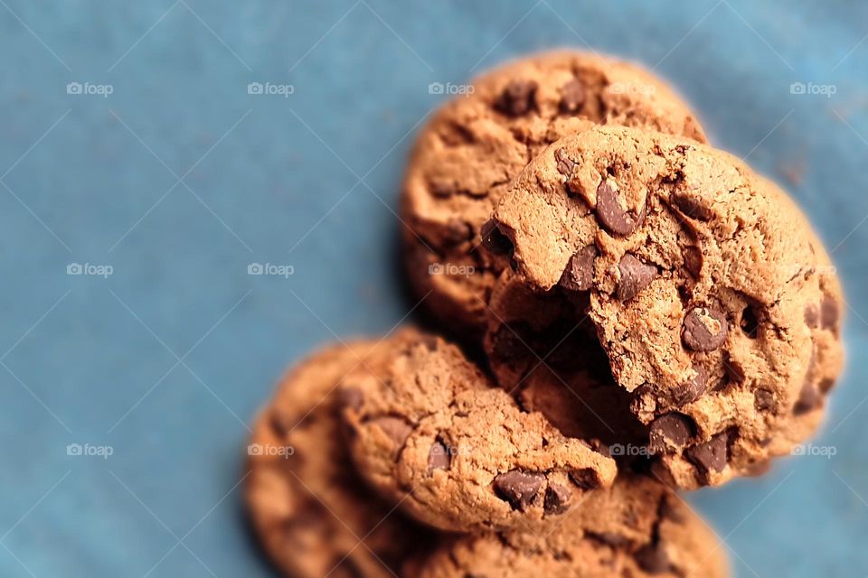 Cookies with chocolate