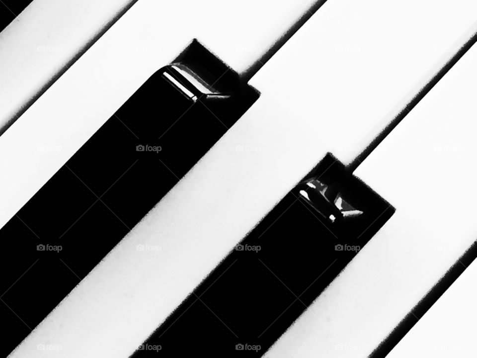 Close up of keys on a keyboard 