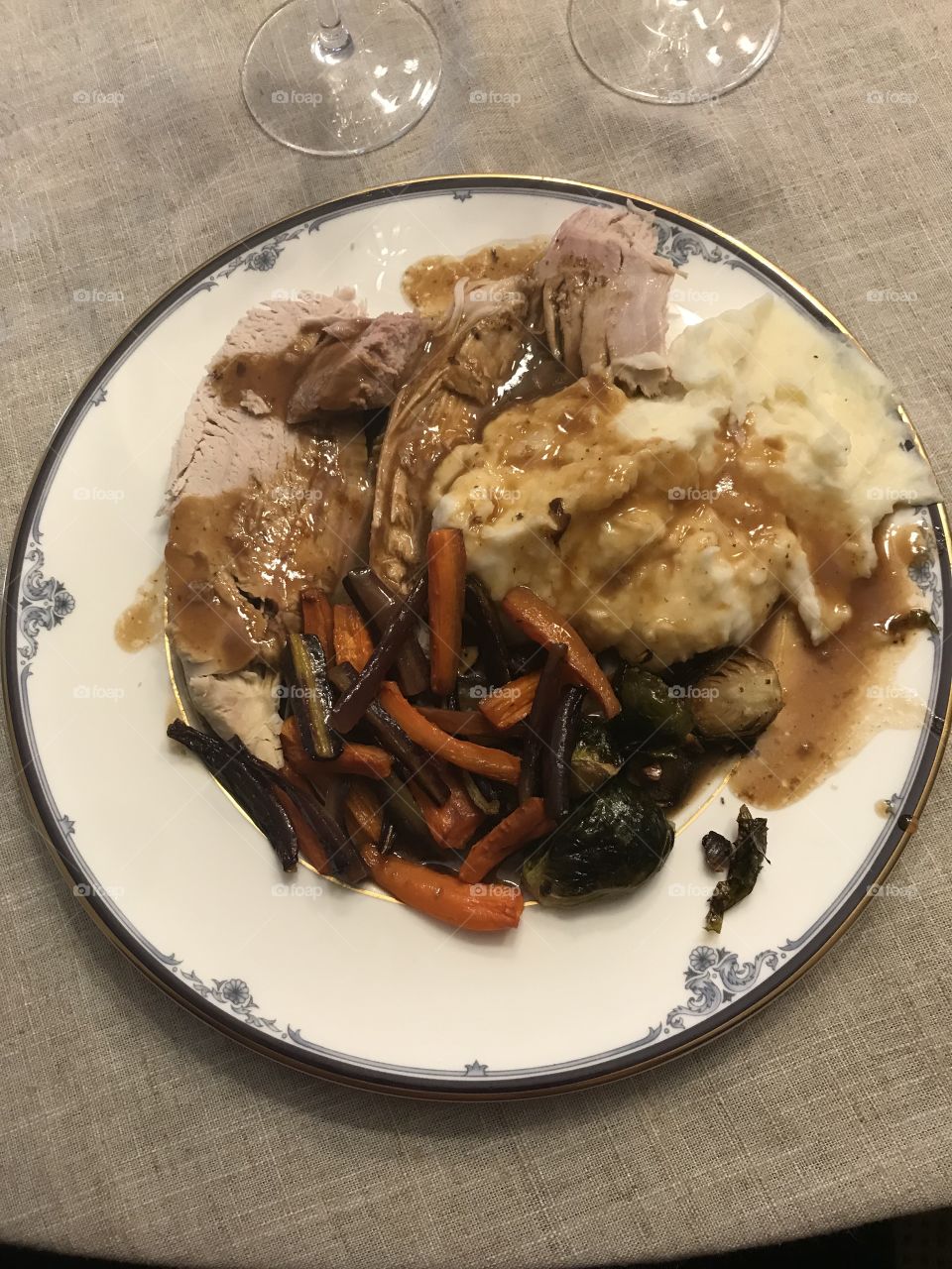 Thanksgiving meal 