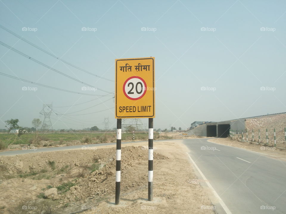 speed limit road tag