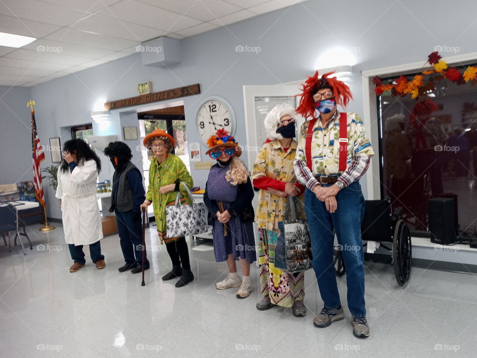 senior Halloween costume contest! who says you have to grow up someday? not these guys!