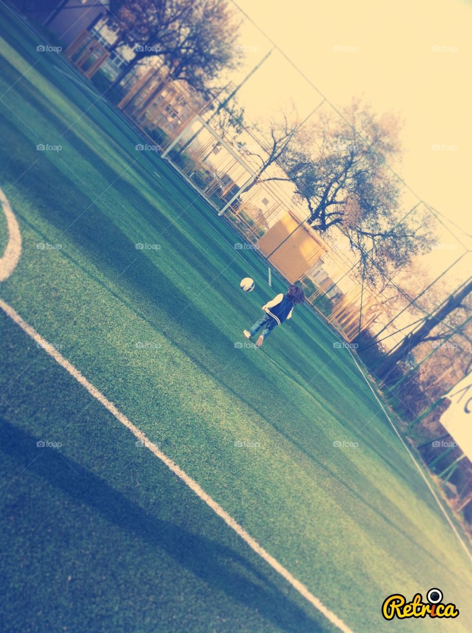 Soccer time with my brother 