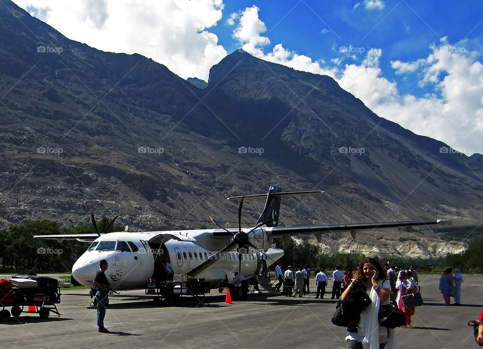 Gilgit Airport. Gilgit Airport in Northern Pakistan.