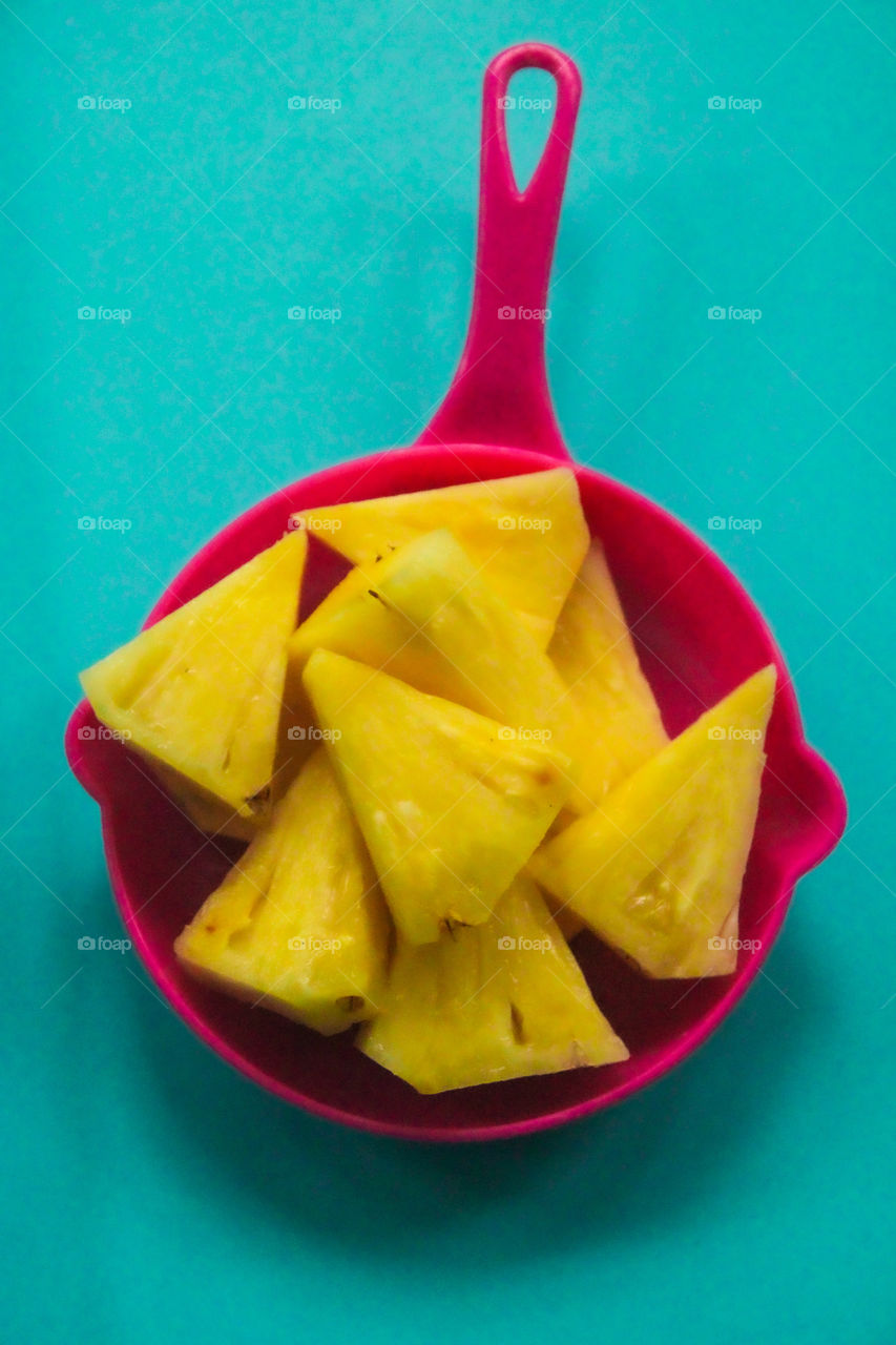 Summer special photography.Summer special fruit images.Pineapple is another fruit that is very appealing in the Summer season. It's a low-calorie fruit that is rich in fibre.Summer special fruit images.