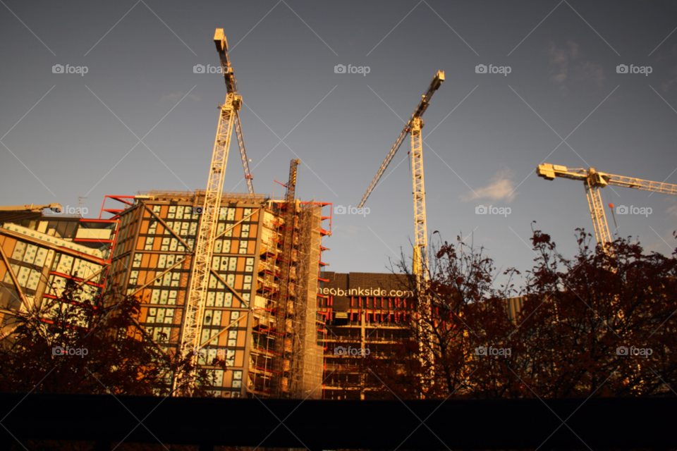 construction london thames building by leonbritton123