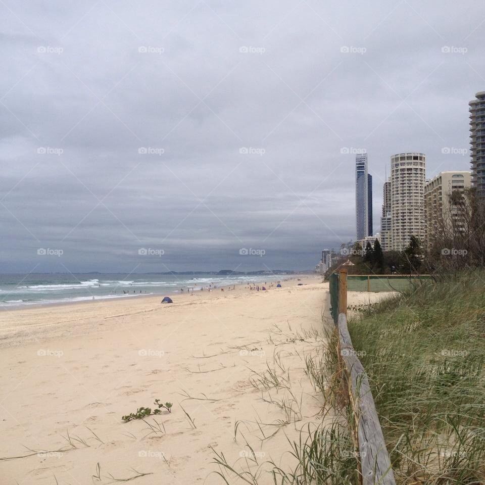 Cloudy Beach Day