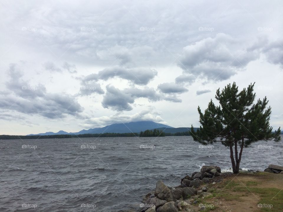 Ominous sparse mountain weather