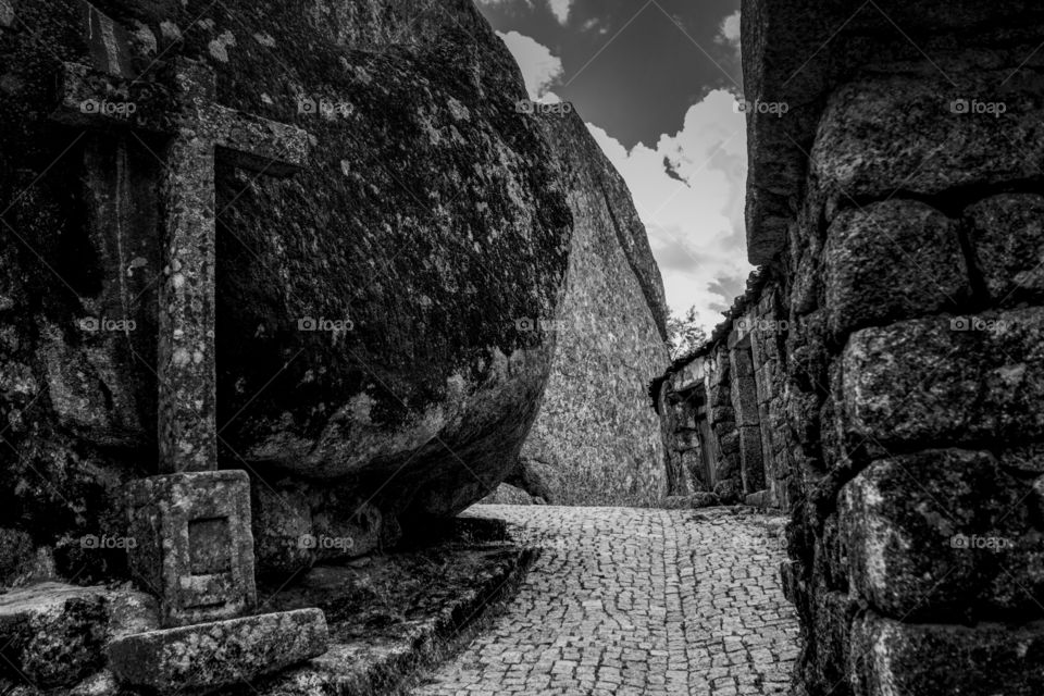 Medieval village Monsanto, Portugal.