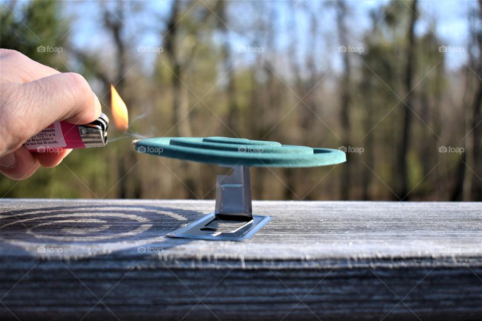 Mosquito Coil lighting