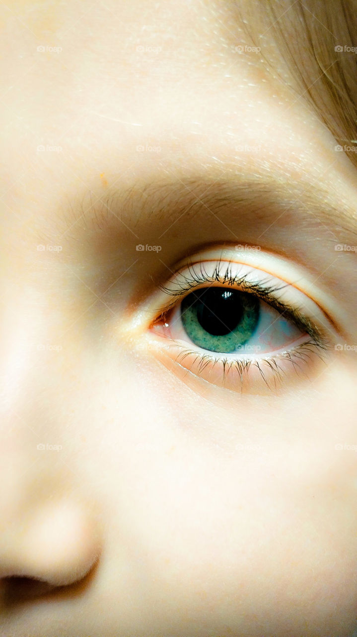 beautiful green eyes