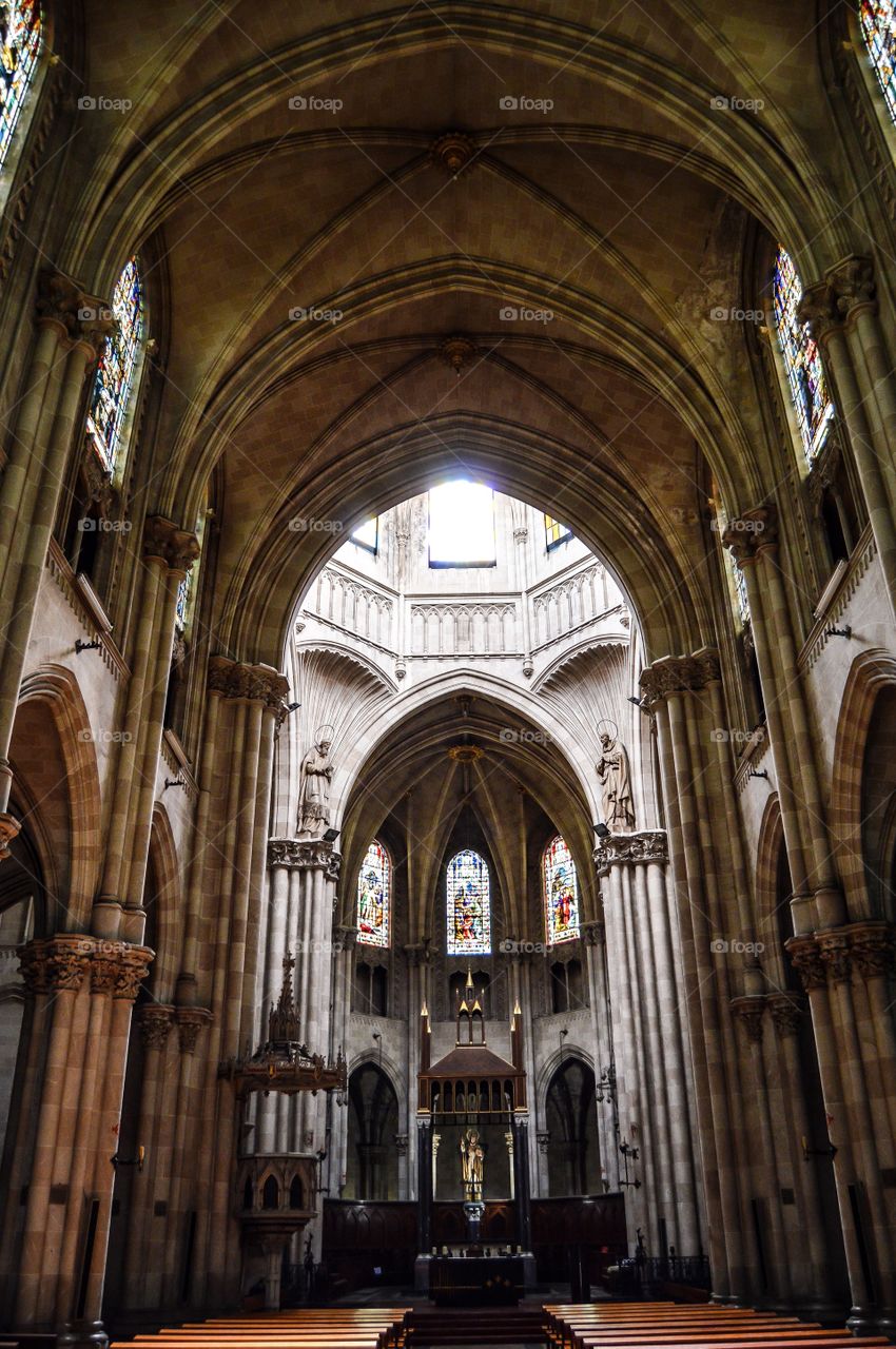 Basilica de San Vicente Ferrer. Interior de la Basilica de San Vicente Ferrer (Valencia - Spain)