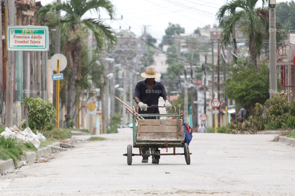 Cuban People.Community Worker