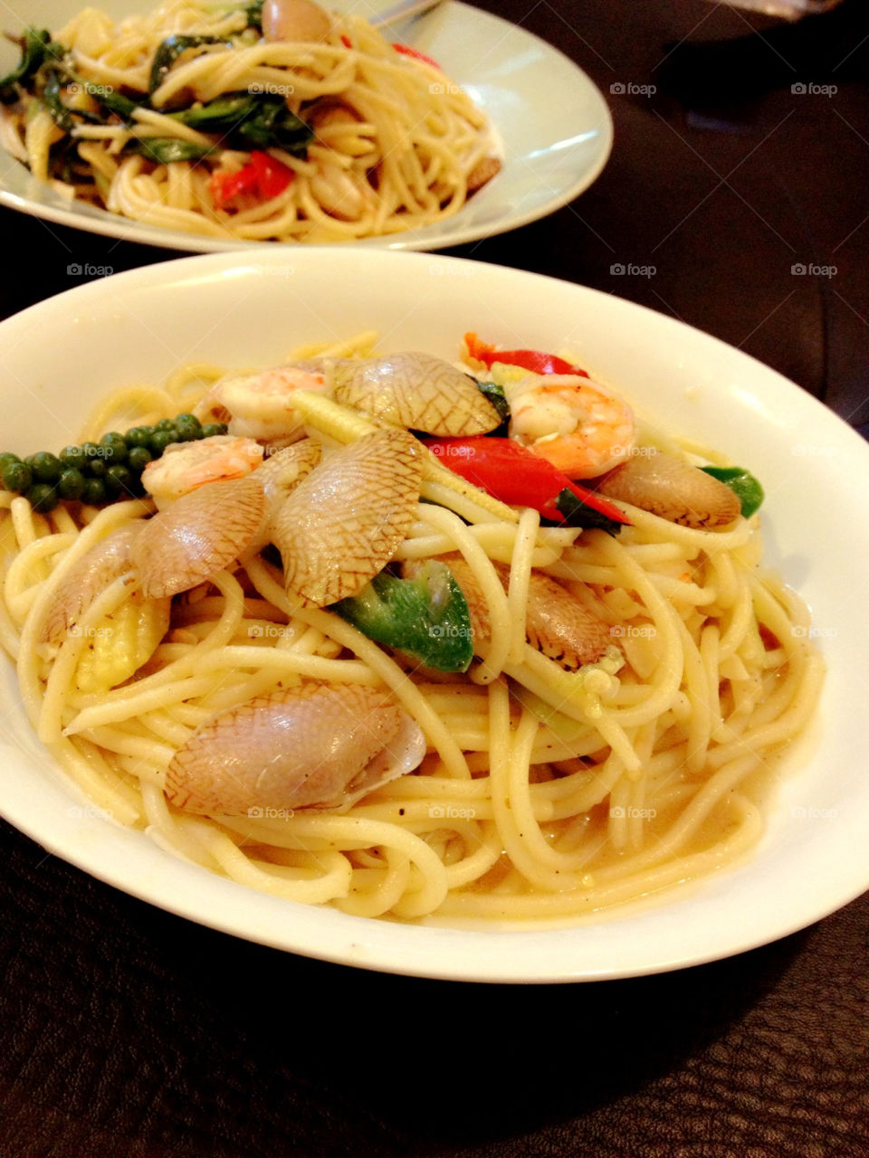 food spaghetti shell shrimp by giftzy