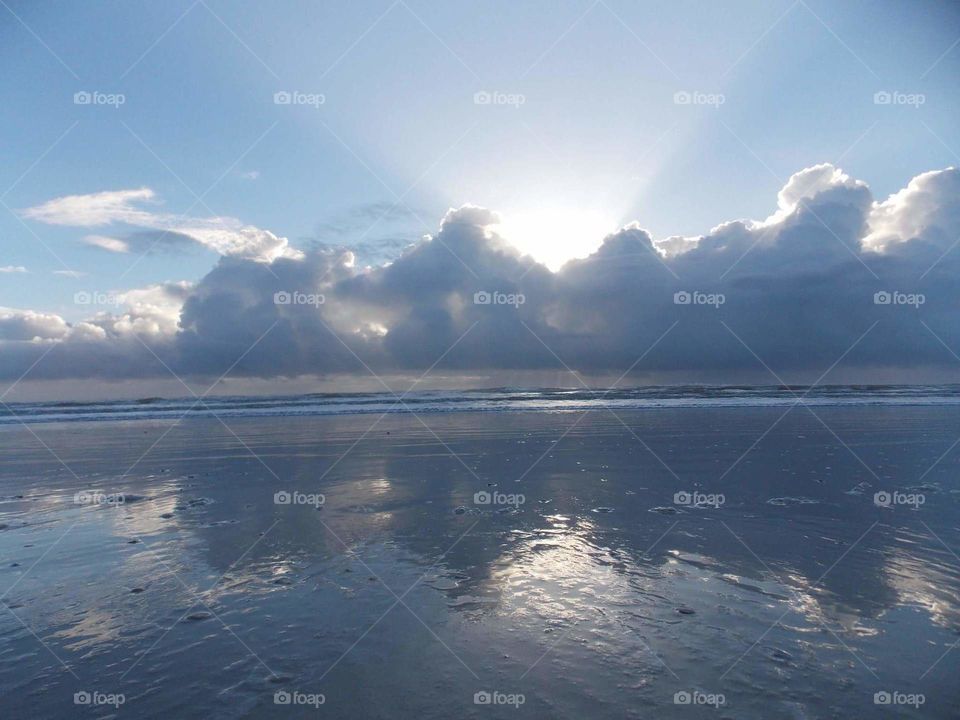 Sunrise on the beach