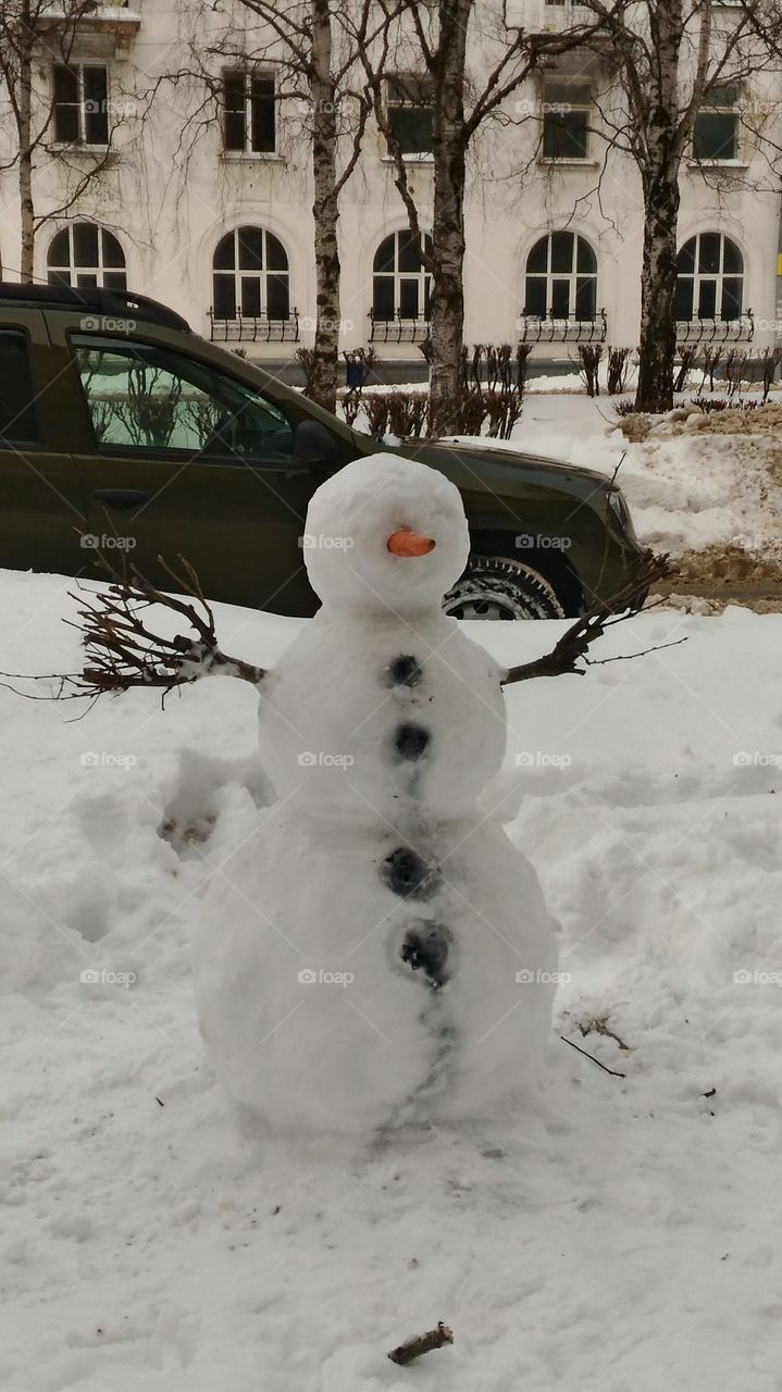 Snowman.winter. funny.