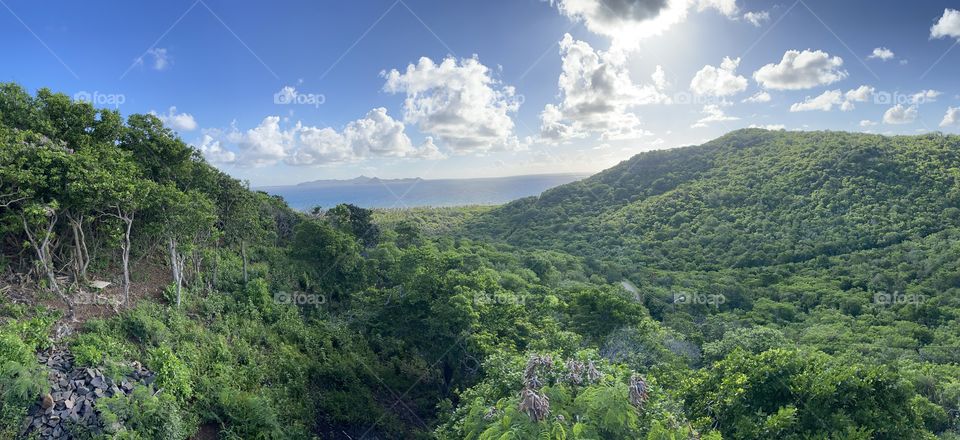 Panorama view in the morning 
