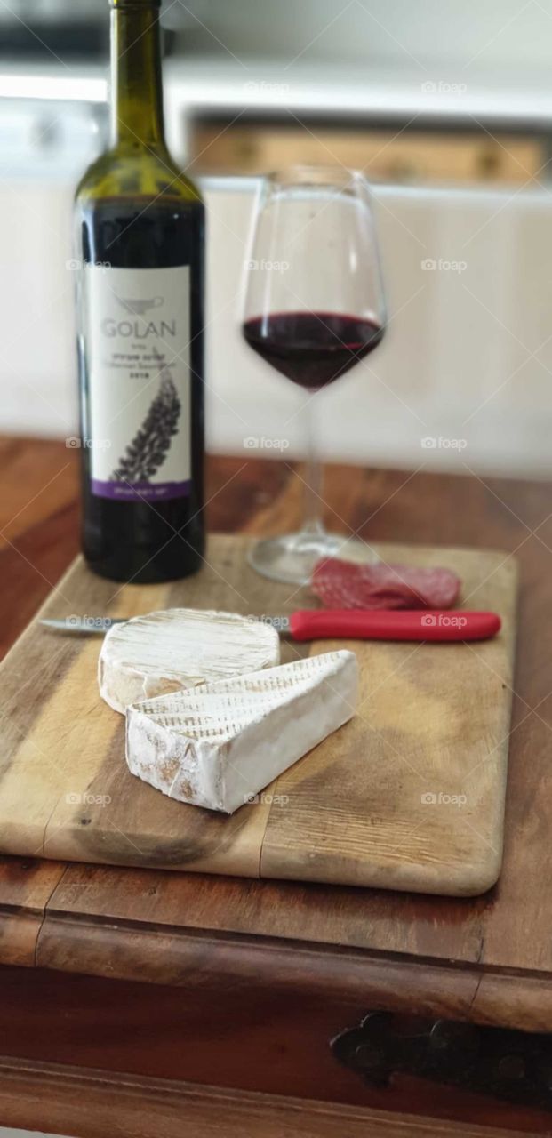 wine and cheese