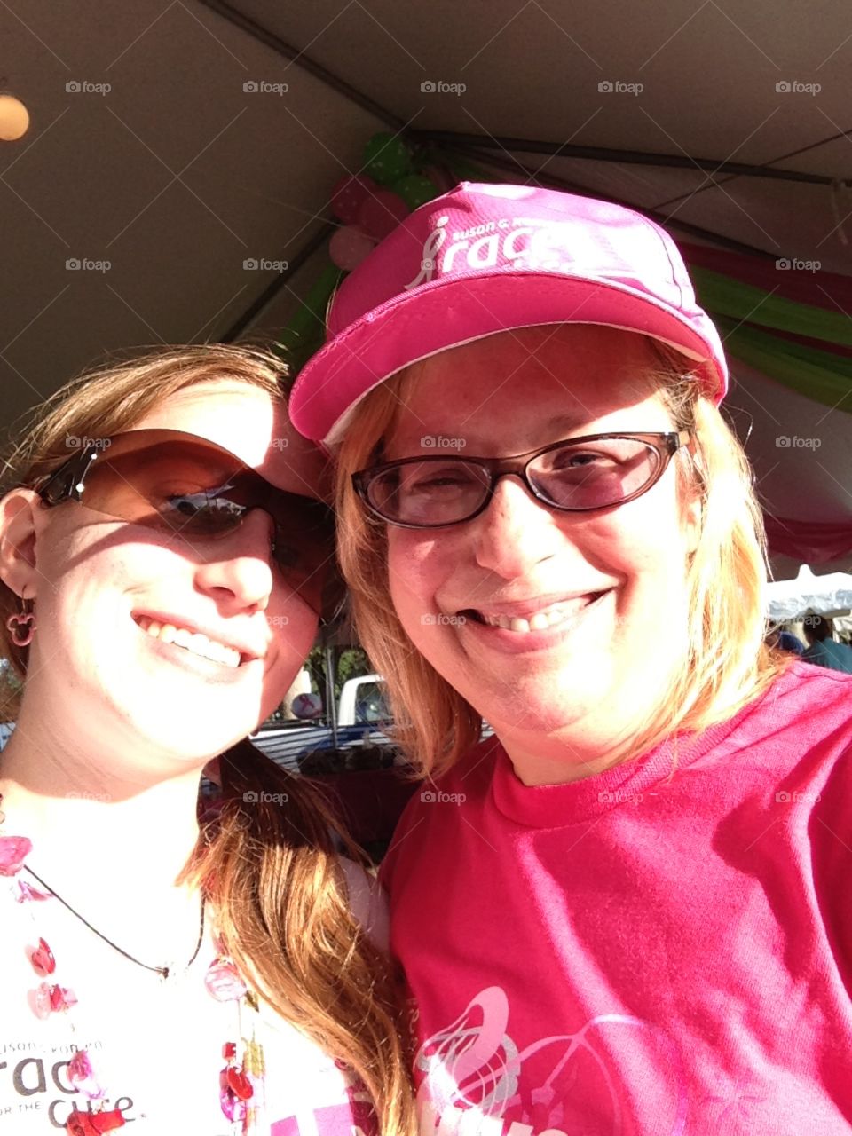 Breast Cancer Survivor and her Daughter