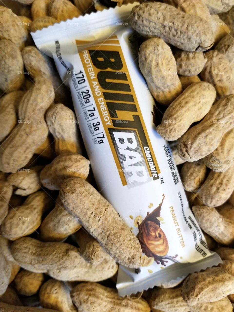 Peanut Butter Built Bar. Delicious Protein bar.