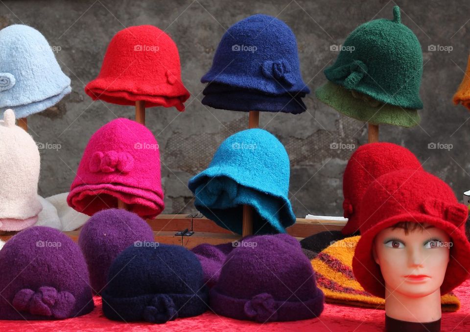 Assorted hats