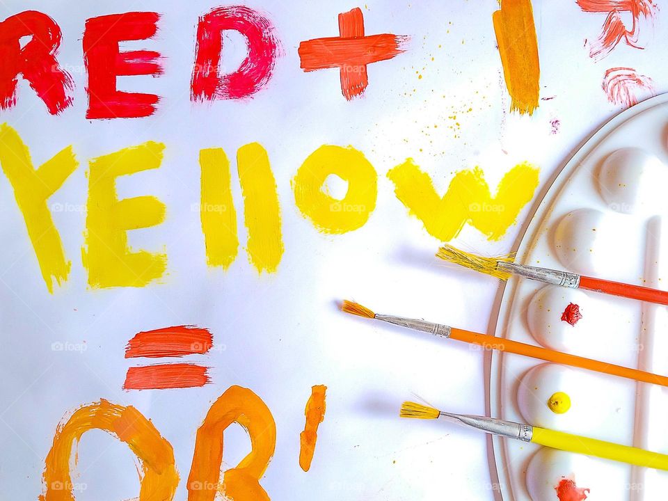 this photo has a story and each time I look at it I smile.This photo is a realisation of my daughter. She didn't want to paint and I took long time to convince her. Finally she did but without finish it.