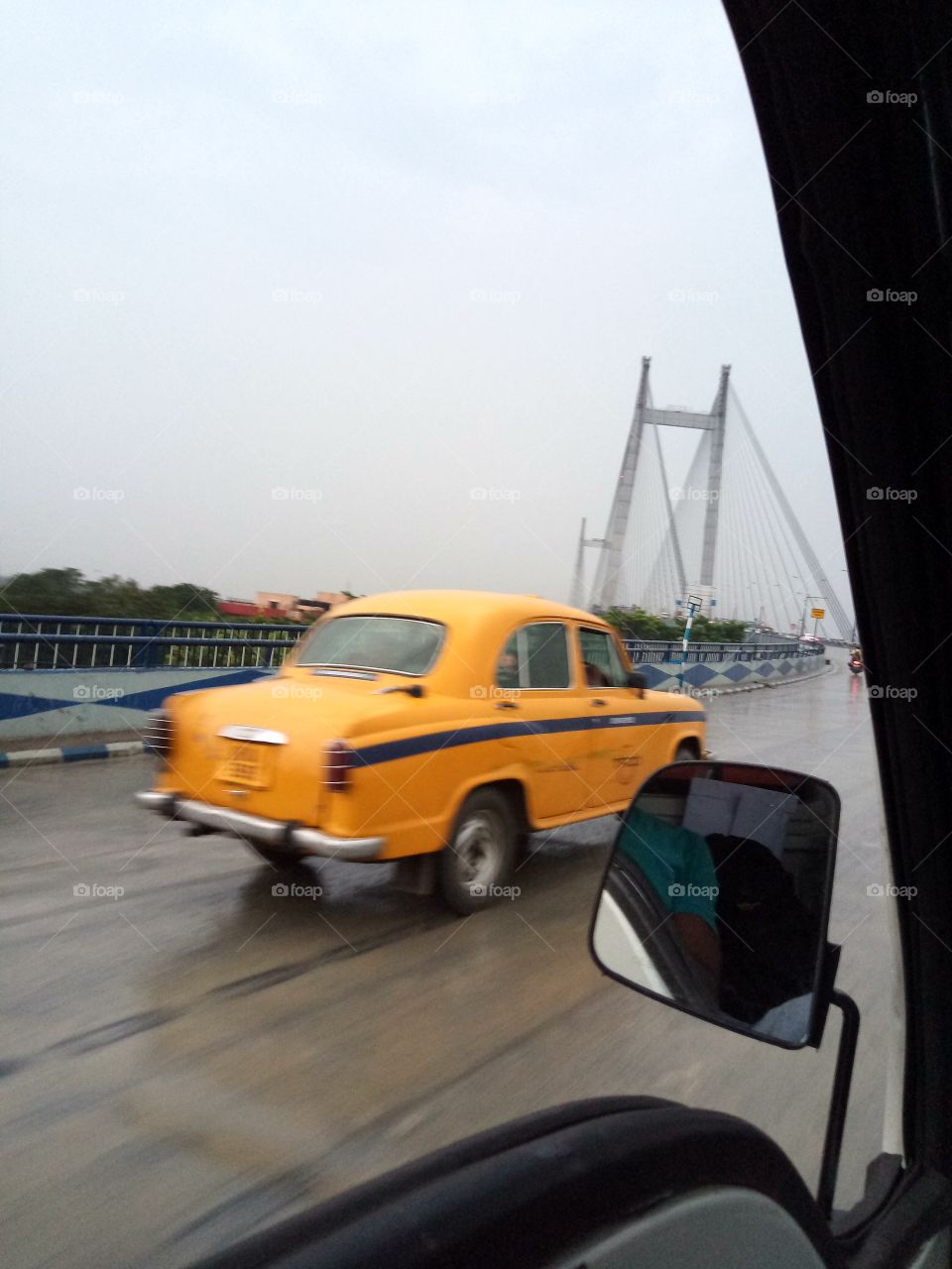 yellow taxi, the symbol of Kolkata