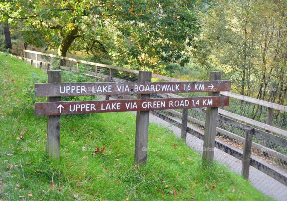 Sign, National Park Ireland