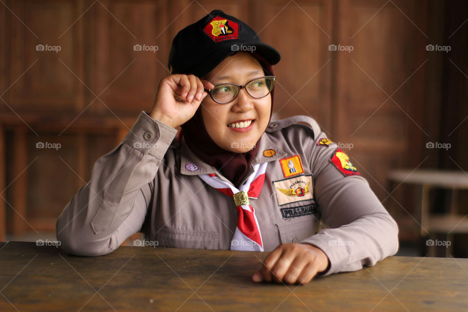 face of Indonesia scout woman