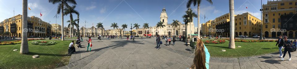 Historycal Lima downtown 