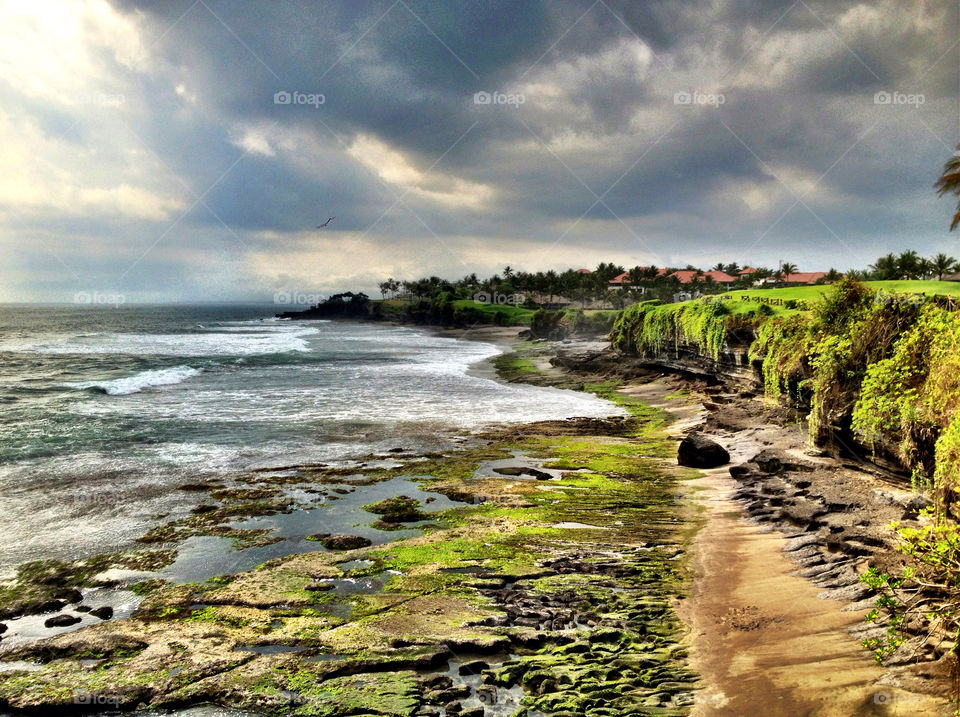 beach the cloud sea by herry