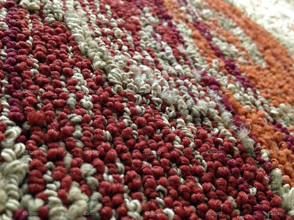 Closeup colorful carpet texture