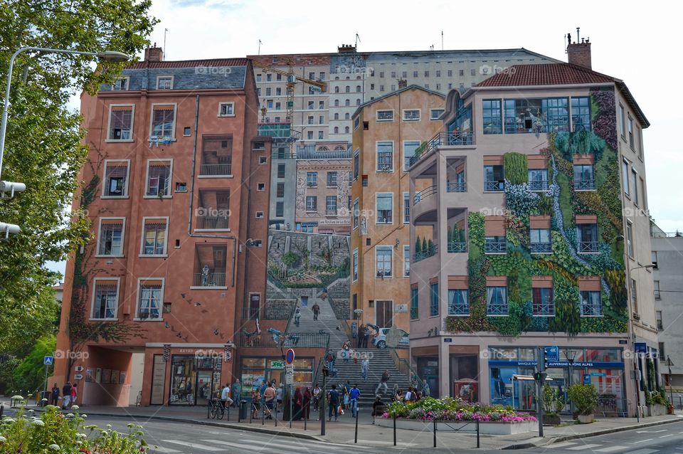 Street Art, Mur des Canuts (Lyon - France)