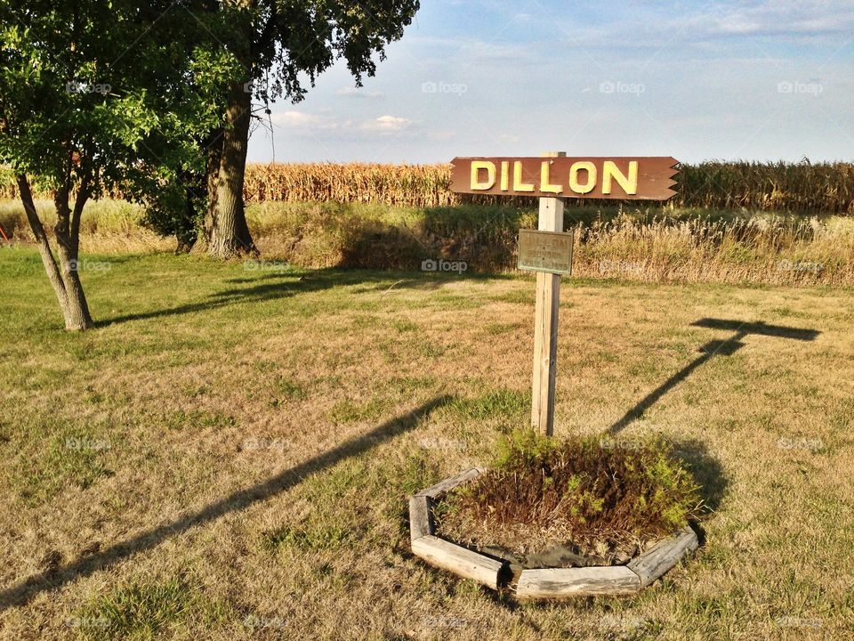 Dillon, Iowa marker