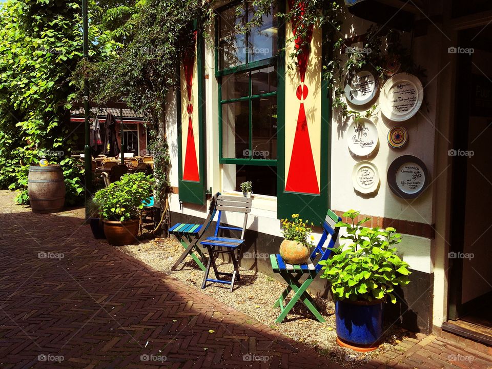 Old Dutch style restaurant, Hilversum, Netherlands.